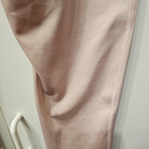Nike Hi-Rise-Dri-Fit Cross Waist Ankle pink Leggings Size L Woman's - Picture 11 of 14